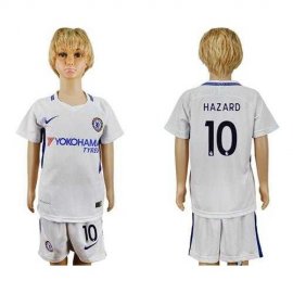 Chelsea #10 Hazard Away Kid Soccer Club Jersey