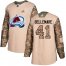 Adidas Colorado Avalanche #41 Pierre-Edouard Bellemare Camo Authentic 2017 Veterans Day Stitched NHL Jersey