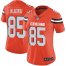 Nike Cleveland Browns #85 David Njoku Orange Alternate Womens Stitched NFL Vapor Untouchable Limited Jersey