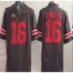 Ohio State Buckeyes #16 J.T.Barrett Grey Stitched Limited College Football Jerseys