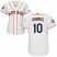 Houston Astros #10 Yuli Gurriel White Home 2019 World Series Bound Womens Stitched MLB Jersey
