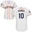 Houston Astros #10 Yuli Gurriel White Home 2019 World Series Bound Womens Stitched MLB Jersey