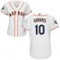 Houston Astros #10 Yuli Gurriel White Home 2019 World Series Bound Womens Stitched MLB Jersey