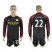 Manchester City #22 Clichy Away Long Sleeves Soccer Club Jersey