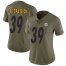 Nike Pittsburgh Steelers #39 Minkah Fitzpatrick Olive Womens Stitched NFL Limited 2017 Salute to Service Jersey