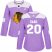 Adidas Chicago Blackhawks #20 Brandon Saad Purple Authentic Fights Cancer Womens Stitched NHL Jersey