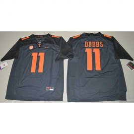 Tennessee Volunteers #11 Joshua Dobbs Grey Limited Stitched NCAA Jersey
