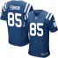 Nike Indianapolis Colts #85 Eric Ebron Royal Blue Team Color Mens Stitched NFL Elite Jersey