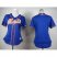 New York Mets Blank Blue Alternate Womens Stitched MLB Jersey