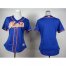 New York Mets Blank Blue Alternate Womens Stitched MLB Jersey