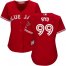 Toronto Blue Jays #99 Hyun-Jin Ryu Red Canada Day Womens Stitched MLB Jersey