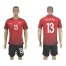 Turkey #13 Koybasi Home Soccer Country Jersey