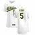 Oakland Athletics #5 Tony Kemp Mens Nike White Home 2020 Authentic Player MLB Jersey