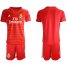 Real Madrid Blank Red Goalkeeper Soccer Club Jersey