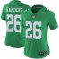 Nike Philadelphia Eagles #26 Miles Sanders Green Womens Stitched NFL Limited Rush Jersey