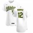 Oakland Athletics #12 Sean Murphy Mens Nike White Home 2020 Authentic Player MLB Jersey