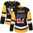 Adidas Pittsburgh Penguins #87 Sidney Crosby Black Home Authentic USA Flag Womens Stitched NHL Jersey