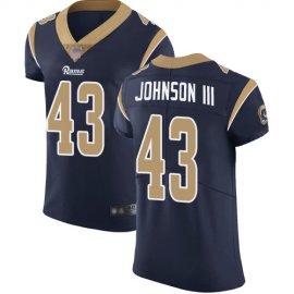 Nike Los Angeles Rams #43 John Johnson III Navy Blue Team Color Mens Stitched NFL Vapor Untouchable Elite Jersey
