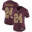 Nike Washington Football Team #24 Josh Norman Burgundy Red Alternate Womens Stitched NFL Vapor Untouchable Limited Jersey