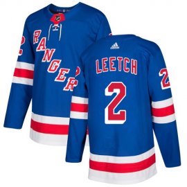 Adidas New York Rangers #2 Brian Leetch Royal Blue Home Authentic Stitched NHL Jersey