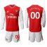 Arsenal Personalized Home Long Sleeves Soccer Club Jersey