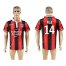 OGC Nice #14 Plea Home Soccer Club Jersey