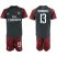 AC Milan #13 Romagnoli Third Soccer Club Jersey