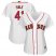 Boston Red Sox #41 Chris Sale White 2019 Gold Program Cool Base Womens Stitched MLB Jersey
