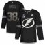 Adidas Tampa Bay Lightning #38 Brandon Hagel Black 2022 Stanley Cup Final Patch Authentic Classic Stitched NHL Jersey Mens