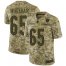 Nike Chicago Bears #65 Cody Whitehair Camo Youth Stitched NFL Limited 2018 Salute to Service Jersey