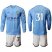Manchester City #31 Ederson M. Home Long Sleeves Soccer Club Jersey