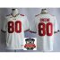Florida State Seminoles (FSU) 80 Rashad Greene White College Football NCAA Jerseys 2014 Vizio BCS National Championship Game Patch