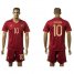 Russia #10 Arshavin Red Home Soccer Country Jersey