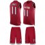 Nike Atlanta Falcons #11 Julio Jones Red Team Color Mens Stitched NFL Limited Tank Top Suit Jersey