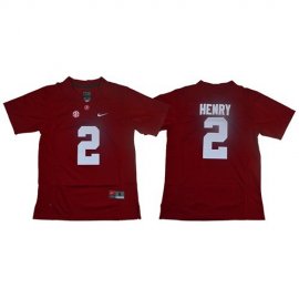 Crimson Tide #2 Derrick Henry Red Limited Stitched Youth NCAA Jersey