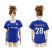 Womens Chelsea #28 Azpilicueta Home Soccer Club Jersey