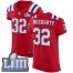 Nike New England Patriots #32 Devin McCourty Red Alternate Super Bowl LIII Bound Mens Stitched NFL Vapor Untouchable Elite Jersey
