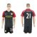 Manchester City #21 Silva Away Soccer Club Jersey