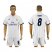 Real Madrid #8 Kroos White Home Soccer Club Jersey
