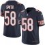 Nike Chicago Bears #58 Roquan Smith Navy Blue Team Color Mens Stitched NFL Vapor Untouchable Limited Jersey