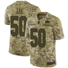 Nike Kansas City Chiefs #50 Darron Lee Camo Mens Stitched NFL Limited 2018 Salute To Service Jersey