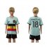 Belgium #18 Nainggolan Away Kid Soccer Country Jersey
