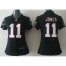 Nike Atlanta Falcons #11 Julio Jones Black Alternate Womens Stitched NFL Elite Jersey