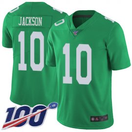 Nike Philadelphia Eagles #10 DeSean Jackson Green Mens Stitched NFL Limited Rush 100th Season Jersey
