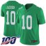 Nike Philadelphia Eagles #10 DeSean Jackson Green Mens Stitched NFL Limited Rush 100th Season Jersey
