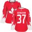 Team Canada #37 Patrice Bergeron Red 2016 World Cup Womens Stitched NHL Jersey