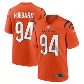 Cincinnati Cincinnati Bengals #94 Sam Hubbard Orange Nike Alternate Game Jersey