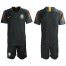 Brazil Blank Black Goalkeeper Soccer Country Jersey