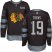 Adidas Chicago Blackhawks #19 Jonathan Toews Black 1917-2017 100th Anniversary Stitched NHL Jersey