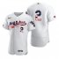 Oakland Athletics #2 Khris Davis Mens Nike White Fluttering USA Flag Limited Edition Authentic MLB Jersey